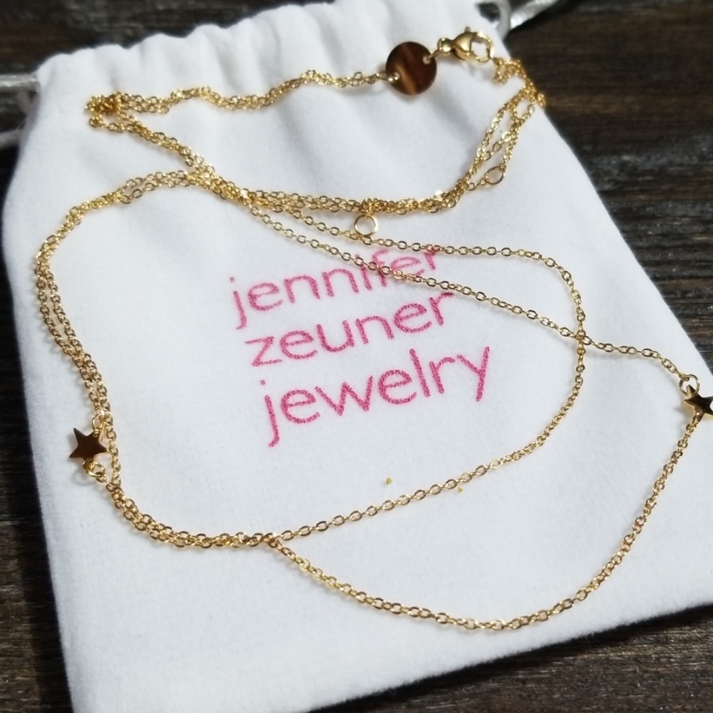 Star Double Gold Necklace